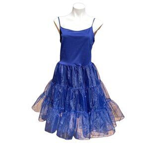 Grace Karin Women's Crinoline Slip Dress Royal Blue Large